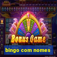 bingo com nomes